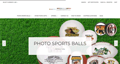 Desktop Screenshot of personalizedsportsballs.com